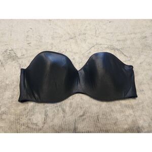 Sweet Nothings by Lilyette Bra 40D T-shirt Bra 08929 Smooth Strapless Black